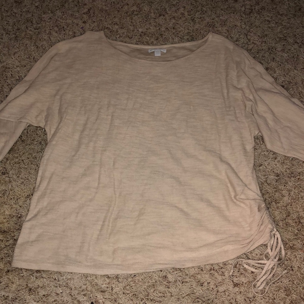 Beige New York and company shirt barely worn